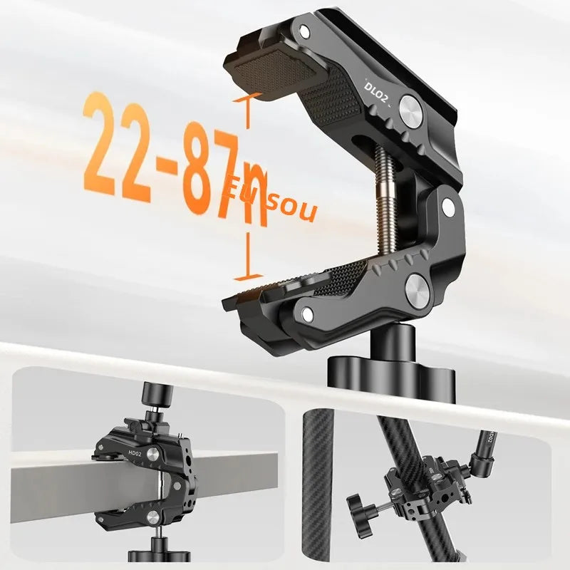 Ulanzi HD02 10 inch Magic Arm Kit with Super Clamp 1/4" Screw 360° Adjustable Ball Head Monitor Mount Camera Mount Holder